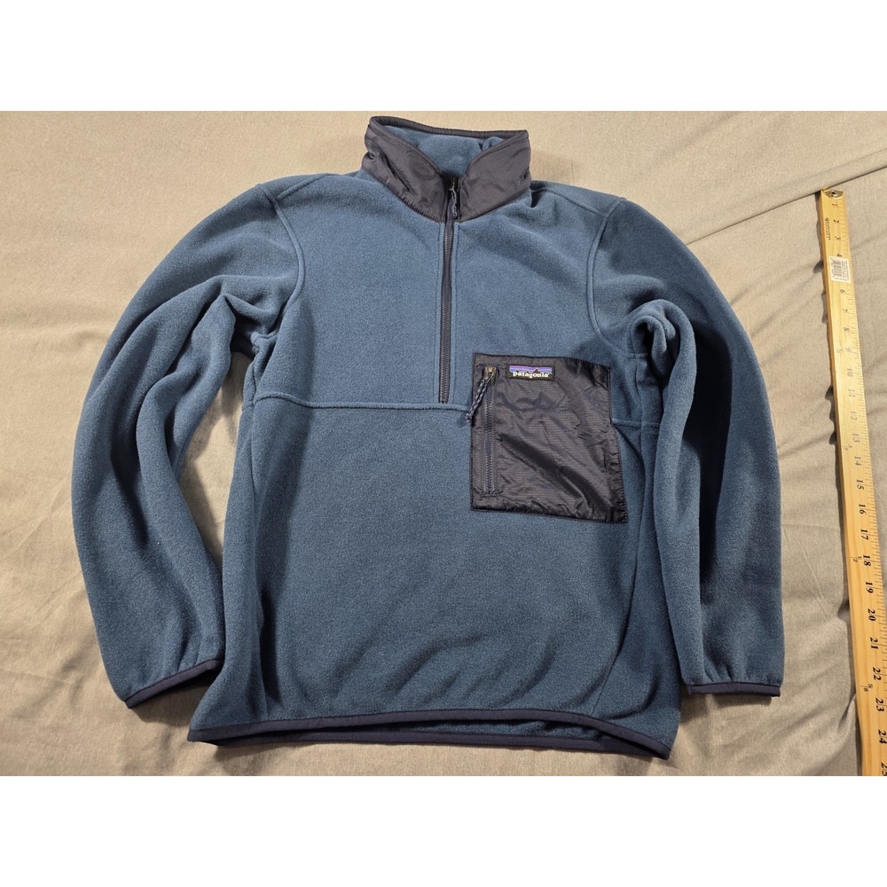 NWOT *READ* Patagonia Microdini  1/2Half Zip Fleece Pullover Teal Blue‎ Size XXS
